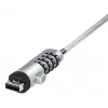 Hama USB kabeļa bloķētājs Sudraba, Caurspīdīgs 1.8 m