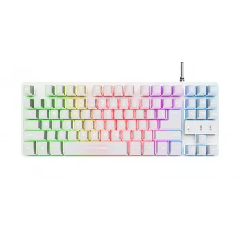 Trust GXT 833W Thado klaviatūra spēlēm USB QWERTZ vācu balta