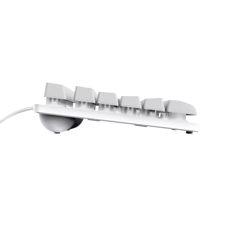 Trust GXT 833W Thado klaviatūra spēlēm USB QWERTZ vācu balta