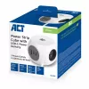 ACT AC2425 strāvas pagarinātājs 1,5 m 3 maiņstrāvas ligzdas Iekštelpām Balts