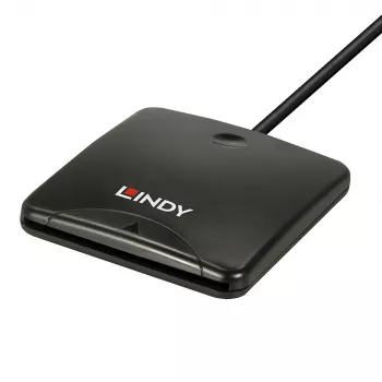 Lindy USB 2.0 viedkaršu lasītājs, USB, melns, 1,2 m, 480 MB/s, 2 gadi, CE, Federālā Sakaru komisija (FCC), REACH, RoHS