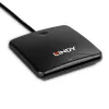 Lindy USB 2.0 viedkaršu lasītājs, USB, melns, 1,2 m, 480 MB/s, 2 gadi, CE, Federālā Sakaru komisija (FCC), REACH, RoHS