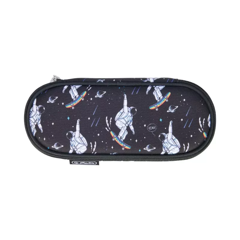 Herlitz Space Skater Soft Penālis Poliestera Tumši Zils Balts