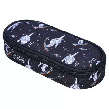 Herlitz Space Skater Soft Penālis Poliestera Tumši Zils Balts