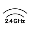 Bezvadu pilna izmēra membrānas tastatūra HP 220 — melna, RF 2,4 GHz, USB-A uztvērējs, QWERTY, ciparu bloks, AAA baterija
