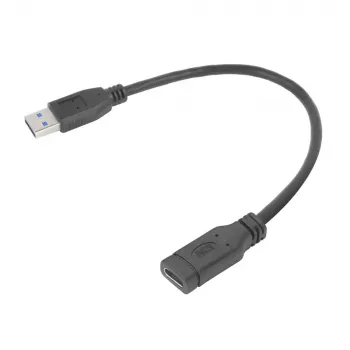 USB adapteris ACT AC7460 USB A vīrišķais → 24‑kontaktu USB‑C sievišķais, 20 cm, 5 Gbps