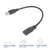 USB adapteris ACT AC7460 USB A vīrišķais → 24‑kontaktu USB‑C sievišķais, 20 cm, 5 Gbps