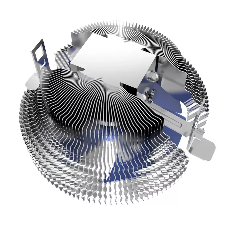 Dzesēšanas komplekts PCCOOLER E90 Top-Blow CPU Cooler 8 cm 1000-2000 RPM hidrauliskais gultnis zils