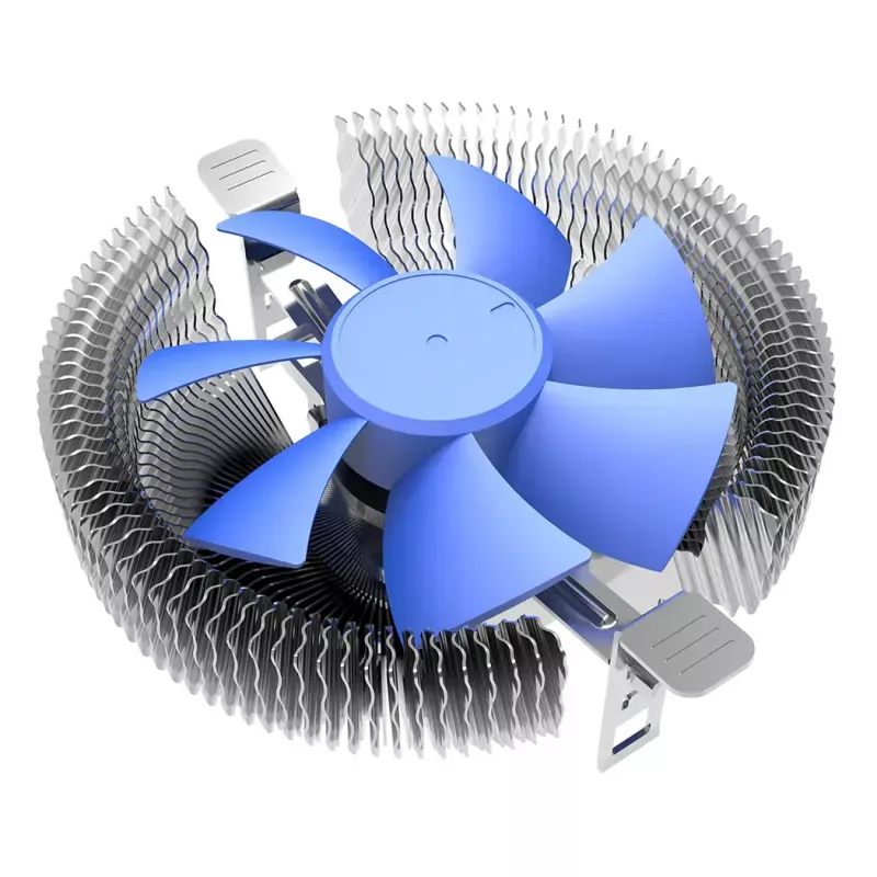 Dzesēšanas komplekts PCCOOLER E90 Top-Blow CPU Cooler 8 cm 1000-2000 RPM hidrauliskais gultnis zils