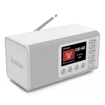Personālais radio Hama DR1001 DAB DAB+ FM digitālais uztvērējs 5W