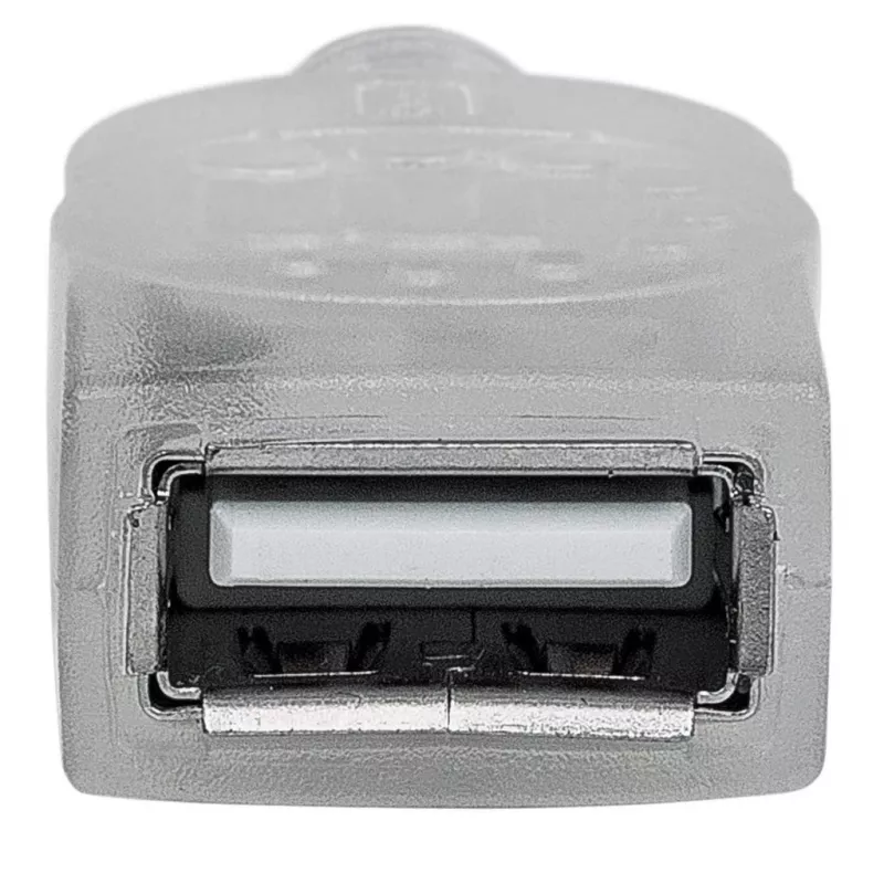 Manhattan USB-A uz USB-A pagarinātāja kabelis, 1,8 m, vīrietis pret sievieti, 480 Mbps (USB 2.0), Hi-Speed USB, caurspīdīgs sudraba krāsā, mūža garantija