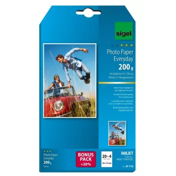 Glancēts fotopapīrs Sigel IP718
