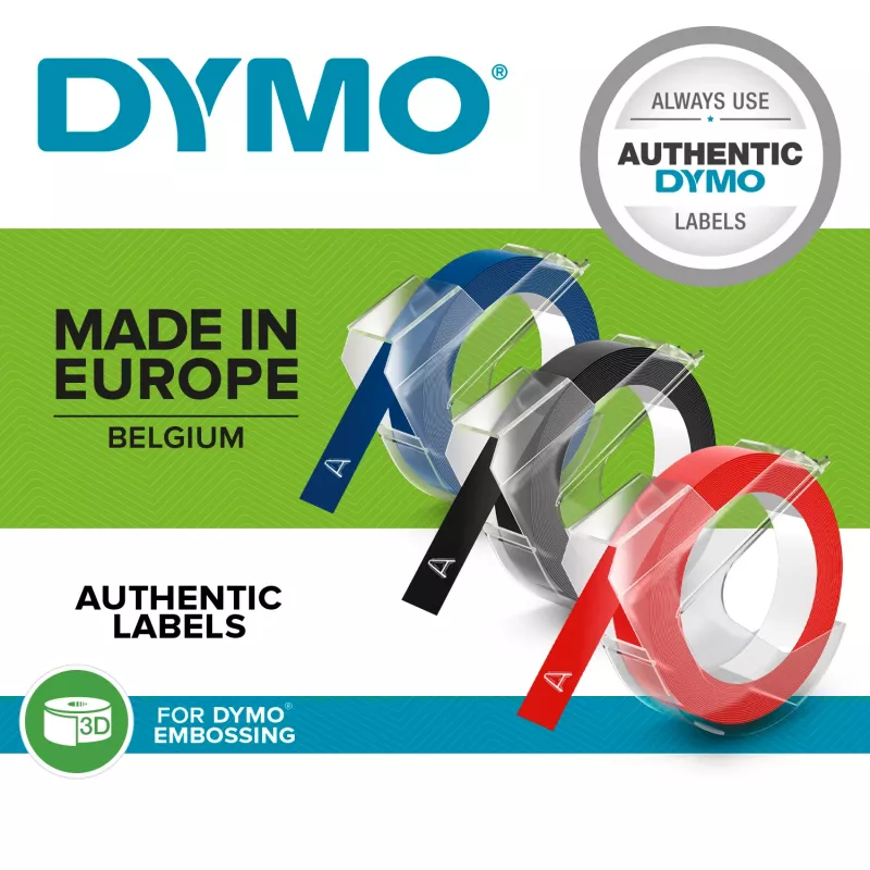 DYMO ® JUNIOR reljefs, zils, zaļš