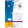 Etiķetes HERMA ZIP disketēm A4 59x50 mm balts papīrs matētas 375 gab.