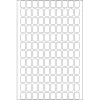 Daudzfunkcionālas uzlīmes HERMA 8x12 mm balta papīra matētas ar roku rakstāmas 3840 gab.