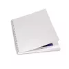 GBC LinenWeave iesiešanas vāki 250 g/m² A4 balti (100), A4, balta, 100 gab.