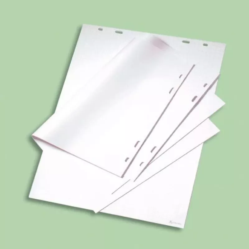 Nobo Flipchart Pad Plain 580X480 40 Sheets, White, Plain, B1, 40 lapas, 580 mm, 485 mm