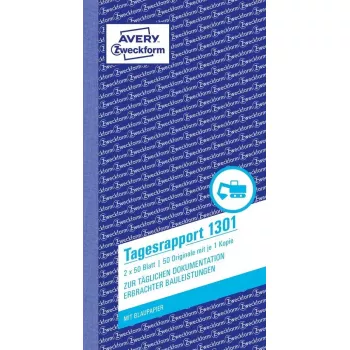 Grāmatvedības veidlapa/bloks AVERY 1301 50 lappuses