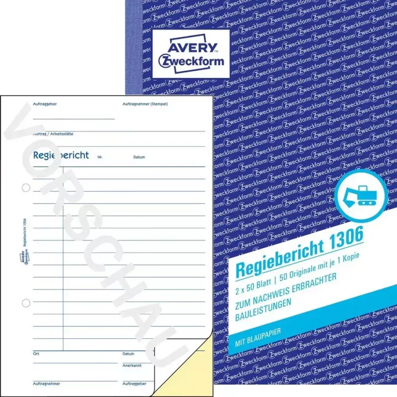 Grāmatvedības veidlapa/grāmata A5 Avery 1306