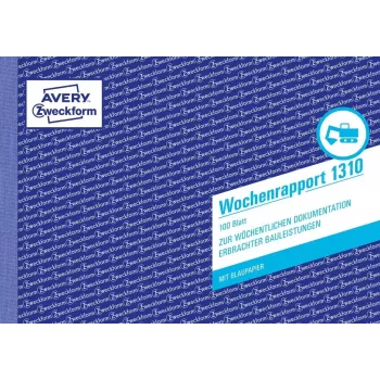 Grāmatvedības veidlapu grāmata A5 Avery 1310