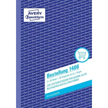 Grāmatvedības veidlapa/grāmata A5 Avery 1406