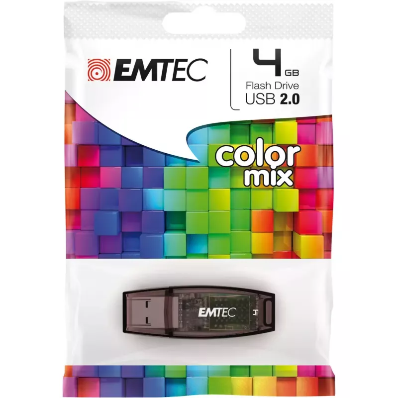 USB zibatmiņa Emtec 4GB USB Type-A 2.0 Melna C410