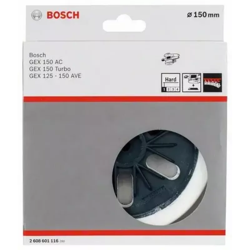 Bosch 2 608 601 116 manuālās slīpēšanas piederums Slīpēšanas paliktnis 1 gab.