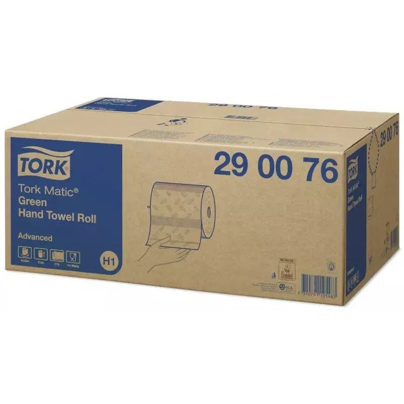 Papīra dvieļi Tork 290076 zaļa 150 m