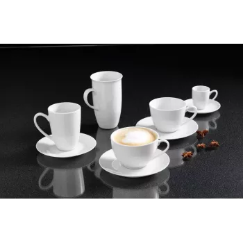 Cup Single Snap by R&B BIANCO balta Cappuccino 0.3L