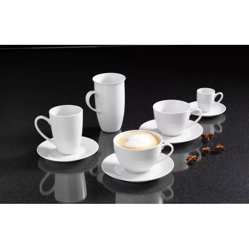 Cup Single Snap by R&B BIANCO balta Cappuccino 0.3L