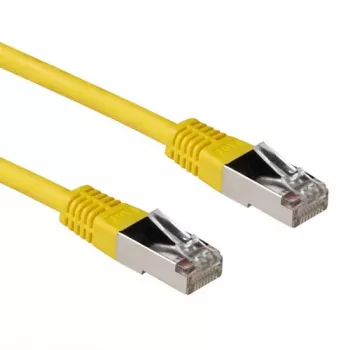 ACT dzeltens 3m LSZH SFTP CAT6A komutācijas vads ar RJ45 savienotājiem
