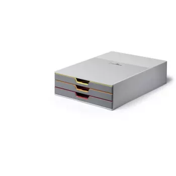 Plastmasas atvilktņu bloks Durable Varicolor 3