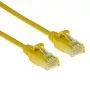 ACT dzeltens 1,5 m LSZH U/UTP CAT6 datu centra plānākais komutācijas kabelis, bez aizķeršanās, ar RJ45 savienotājiem
