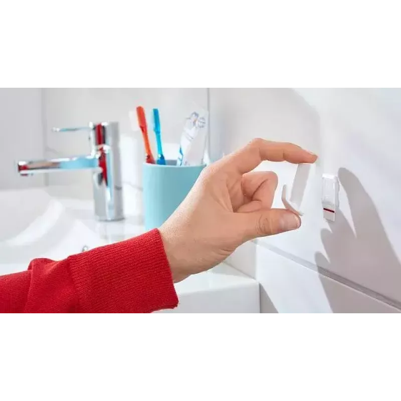 Dvieļu āķis TESA 57072-00000 Iekštelpām Balts 3 gab.