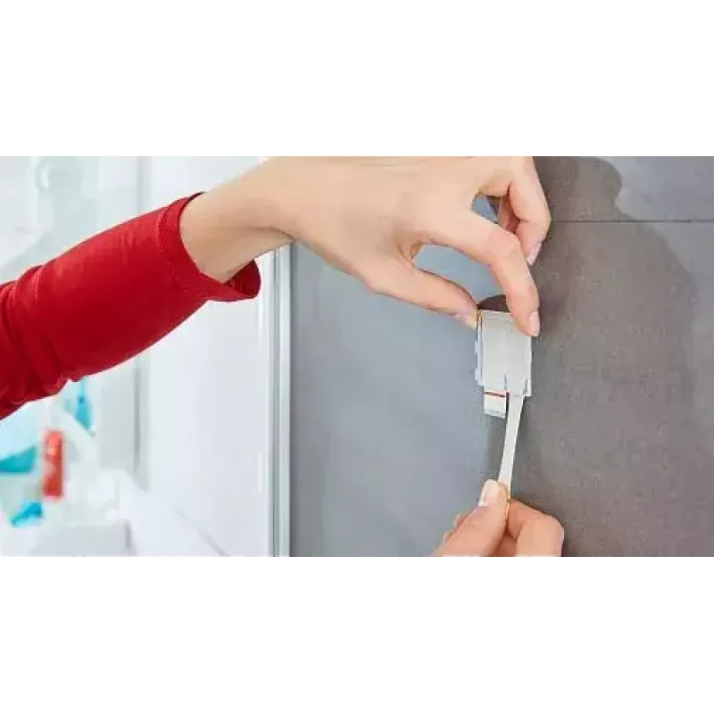 Dvieļu āķis TESA 59785-00000 Iekštelpām Nerūsējošais tērauds Balts
