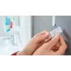 Dvieļu āķis TESA 59785-00000 Iekštelpām Nerūsējošais tērauds Balts