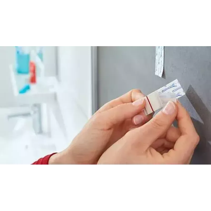 Dvieļu āķis TESA 59785-00000 Iekštelpām Nerūsējošais tērauds Balts
