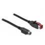 PoweredUSB kabelis DeLOCK 85945 1m Mini-DIN 3 kontaktu spraudnis