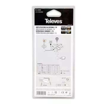 TV signāla pastiprinātājs Televes 553304