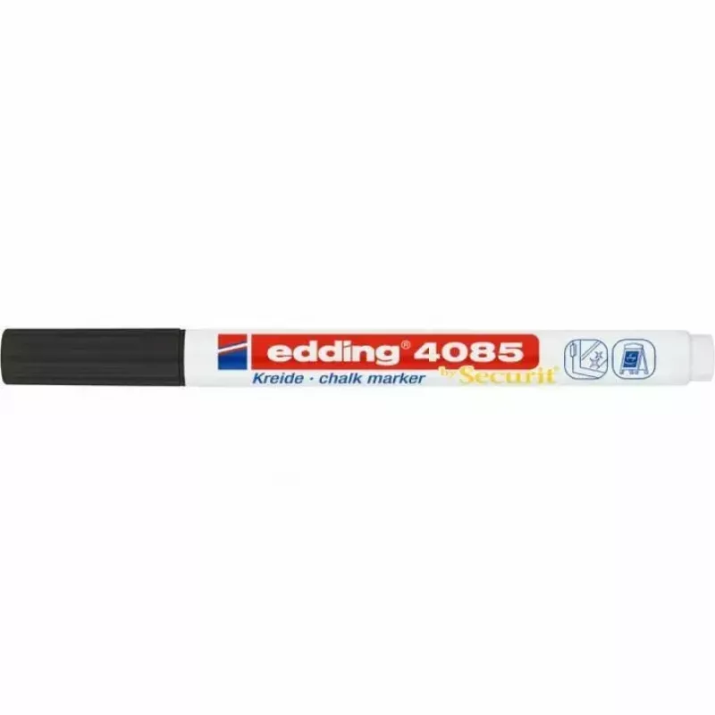 Krīta marķieris Edding 4085 Bullet melns 1 gab.