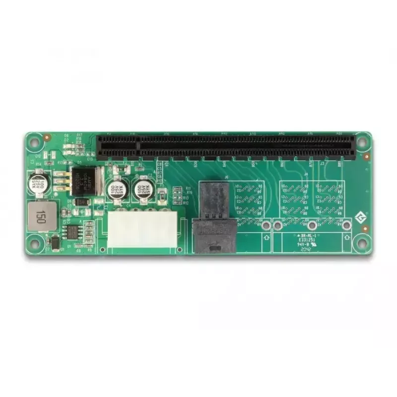 DeLOCK pārveidotājs 1 x SFF-8643 uz PCIe x16, resursdatora saskarne PCIe, izejas saskarne SFF-8643