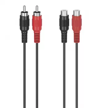 Hama 00305035 audio kabelis 5 m 2 x RCA melns