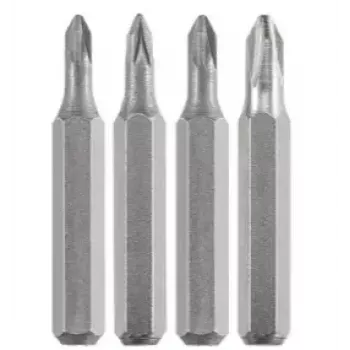 Skrūvgriežu uzgaļu komplekts KWB 128140 — 4 gabali, Pozidriv PZ0 & PZ1, 28 mm