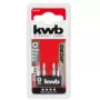Skrūvgriežu uzgaļu komplekts KWB 128140 — 4 gabali, Pozidriv PZ0 & PZ1, 28 mm