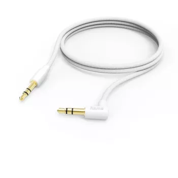 Hama 00201529 audio kabelis 1 m 3,5 mm balts