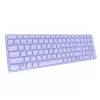Bezvadu tastatūra Rapoo E9700M QWERTZ vācu ceriņu krāsā RF Bluetooth