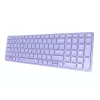 Bezvadu tastatūra Rapoo E9700M QWERTZ vācu ceriņu krāsā RF Bluetooth