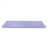 Bezvadu tastatūra Rapoo E9700M QWERTZ vācu ceriņu krāsā RF Bluetooth
