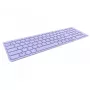 Bezvadu tastatūra Rapoo E9700M QWERTZ vācu ceriņu krāsā RF Bluetooth