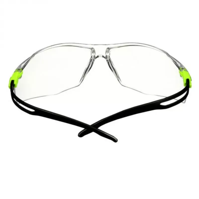 3M SF501SGAF-GRN-EU aizsargbrilles Polikarbonāts (PC) Melna, Zaļa